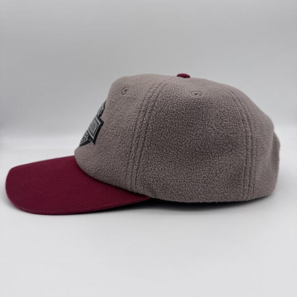 Harley Davidson Hat Fleece Snapback Reflective Bar Shield Logo Biker Riding - Picture 3 of 12